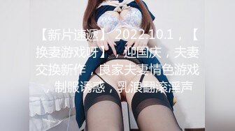 【新片速遞】 2022.10.1，【换妻游戏呀】，迎国庆，夫妻交换新作，良家夫妻情色游戏，制服诱惑，乳浪翻滚淫声