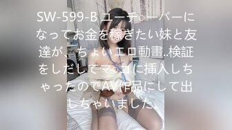 SW-599-B ユーチ○ーバーになってお金を稼ぎたい妹と友達が、ちょいエロ動畫..検証をしだしてマ○コに挿入しちゃったのでAV作品にして出しちゃいました。